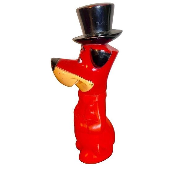 Vintage 1960’s Hanna-Barbera Huckleberry Hound Bubble Bath Coin Bank - Picture 4 of 14